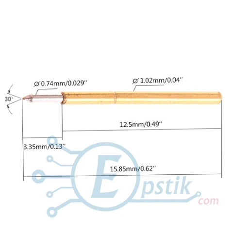 P75-B1 пружинистий контакт Pogo Pin — Photo 5