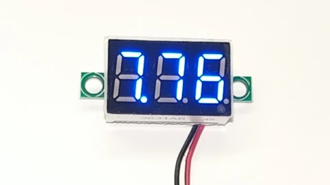 Вольтметр цифровой 0.36" до 30В синий — Photo 2