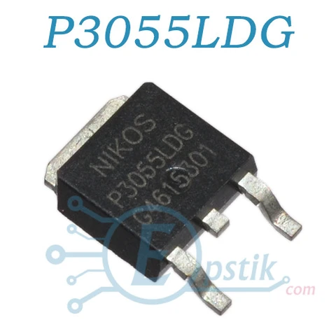P3055LDG, Mosfet транзистор N-канал, 25В 12А, TO252 — Photo 2