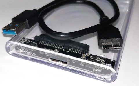 Корпус для 2.5 жестких дисков с кабелем micro USB Type-B — Photo 2