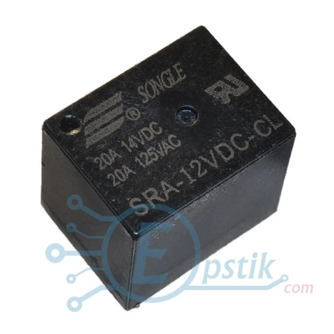 SRA-12VDC-CL реле 12В 20А — Photo 2