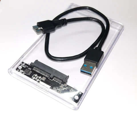 Корпус для 2.5 жестких дисков с кабелем micro USB Type-B — Photo 3