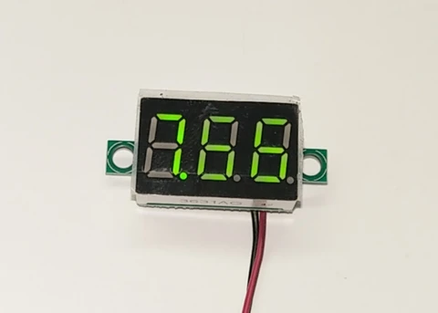 Вольтметр цифровой 0.36" до 30В зеленый — Photo 2