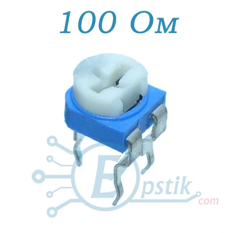 Подстроечный резистор 100 Ом RM065 — Photo 2