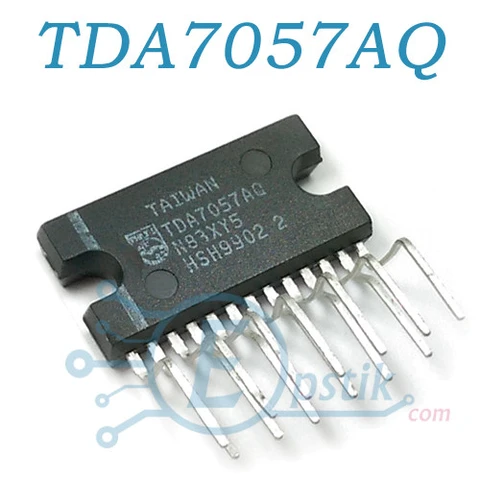 TDA7057AQ, двухканальный стерео усилитель, 8Вт, DBS13P — Photo 2