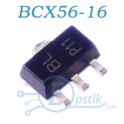 BCX56-16 транзистор біполярний NPN 80В 1А SOT89 — Photo 2