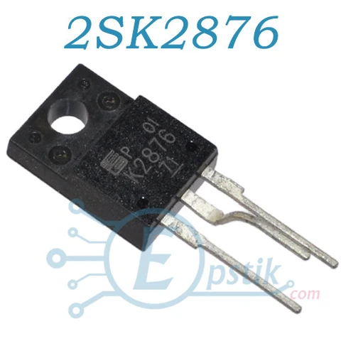 2SK2876, MOSFET транзистор N канал, 500В, 6А, TO220F — Photo 3