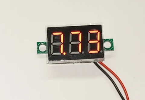 Вольтметр цифровой 0.36" до 30В красный — Photo 2