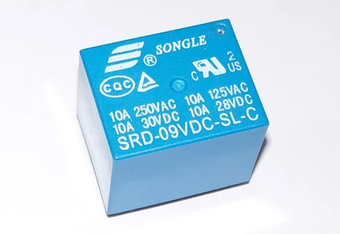 SRD-09VDC-SL-C реле 10А 250В 9VDC — Photo 2