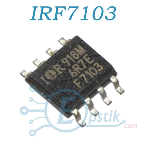 IRF7103, (7103), MOSFET транзистор N канал, 50В, 3А, SOP8