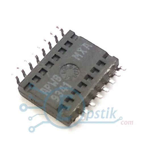 MAX232CWE, Мікросхема інтерфейсу RS-232 5V Multichannel, SO16 Wide — Photo 1