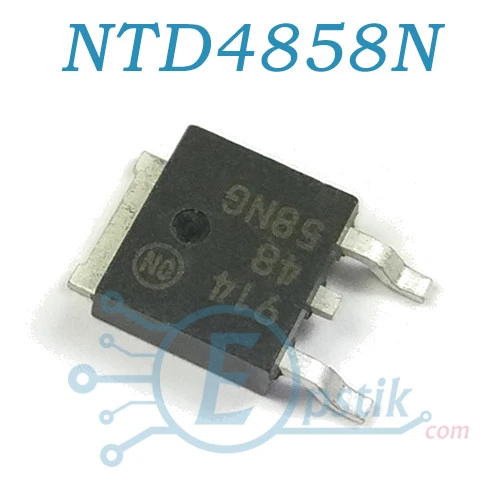 NTD4858N, MOSFET транзистор N-канал, 25В 73А, TO252