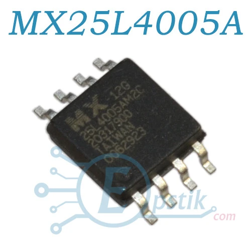 MX25L4005AMC, микросхема памяти 4 MBit SPI Flash, SOP8