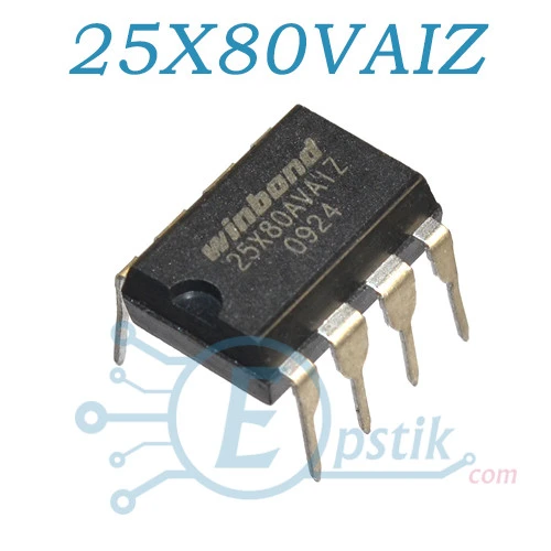 25X80AVAIZ, микросхема биос 8MBit SPI Flash, DIP8