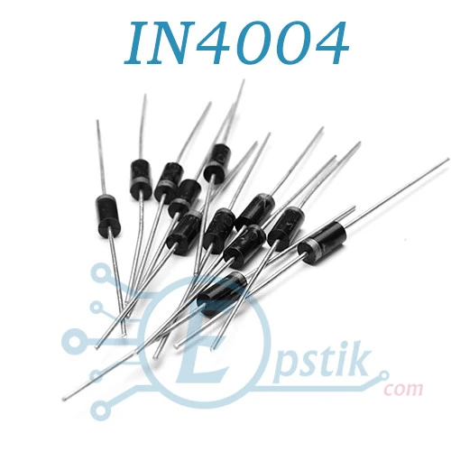 1N4004 диод выпрямительный 1А 400В DO41