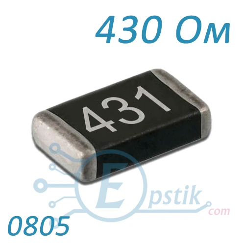 Резистор 430 Ом 0805 ±5% SMD