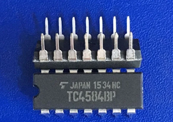 TC4584BP 6-ти канальный триггер Шмитта DIP14