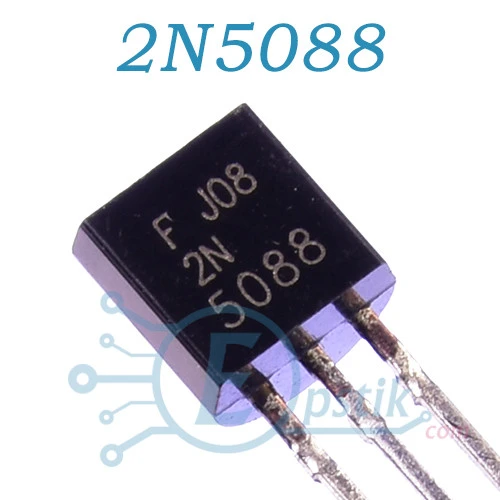 2N5088, транзистор біполярний, NPN, 30В, 0.1 А, TO92