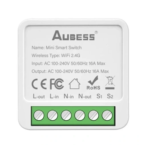 M-K601 WiFi переключатель одноканальный 220В 16А