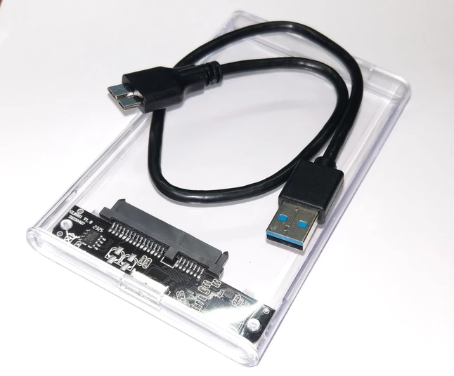 Корпус для 2.5 жестких дисков с кабелем micro USB Type-B — Photo 1