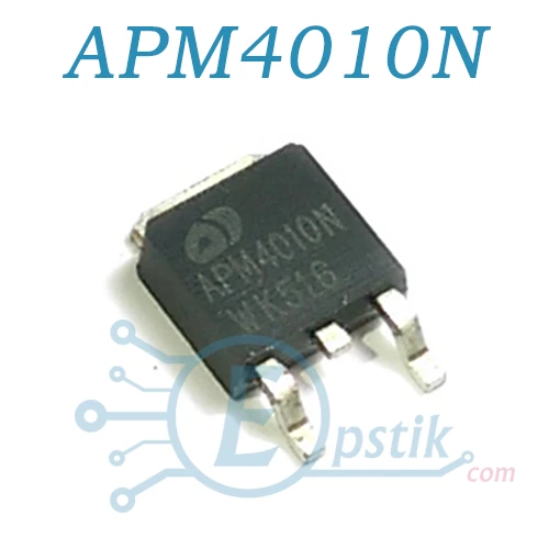 APM4010N, MOSFET транзистор, N канал, 40В 57А, TO252