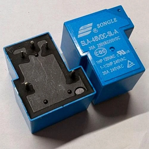 SLA-48VDC-SL-A реле 5 pins 30А 250В 48VDC