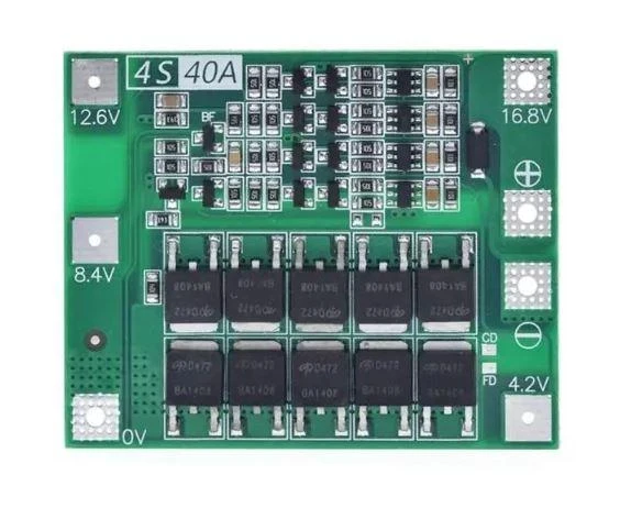 BMS 4S 40A контроллер заряда Li-ion батарей с балансировкой