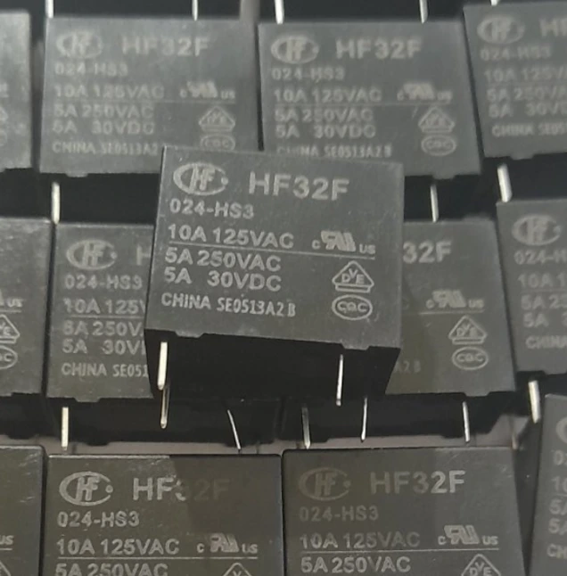 HF32F-024-HS3 реле 5А 250В 24VDC