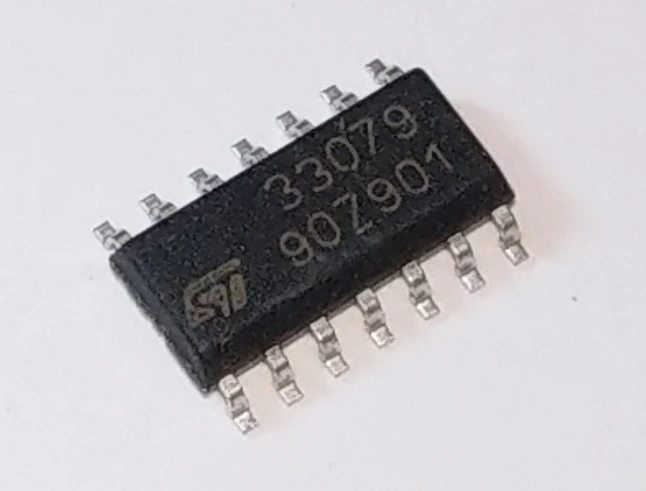 MC33079 малошумливий операційний підсилювач SOP14