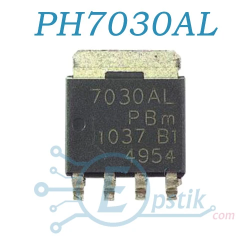 PH7030AL, mosfet транзистор N канал, 30В, 53А, SOT669