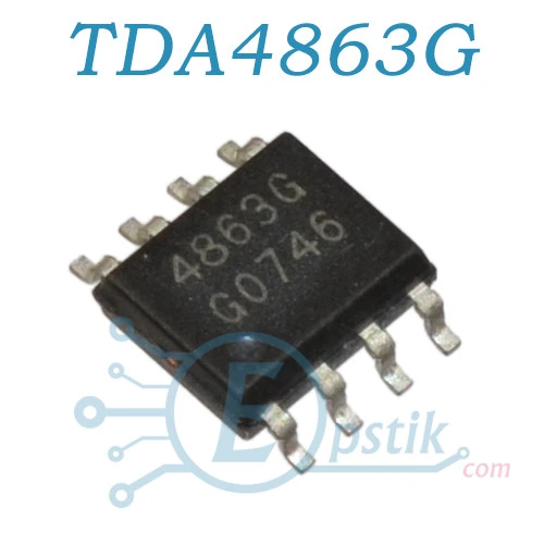 TDA4863G, PFC контроллер, SOP8