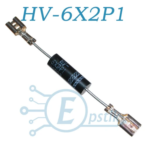 HVM9 низкочастотный высоковольтный диод для СВЧ 9Кв 350мА DO721
