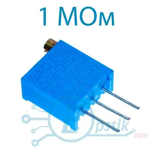 Подстроечный резистор 1 МОм 3296W