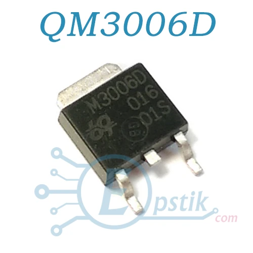 QM3006D, MOSFET транзистор, N-channel 30V 80A, TO252