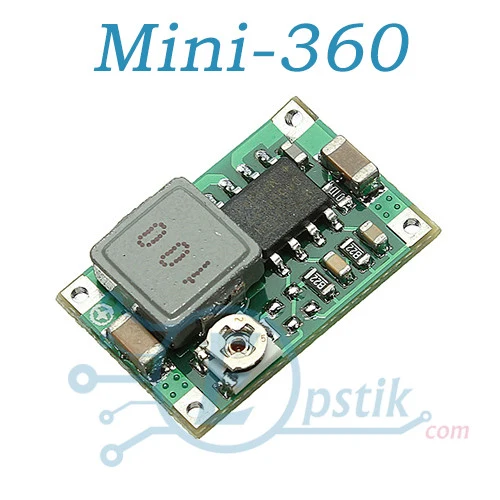 Модуль mini360 DC-DC понижающий преобразователь от 1 до 17В 3А