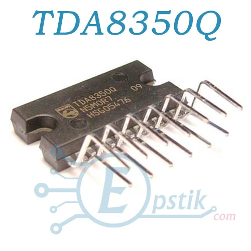 TDA8350Q, микросхема кадровой развертки, DBS13P