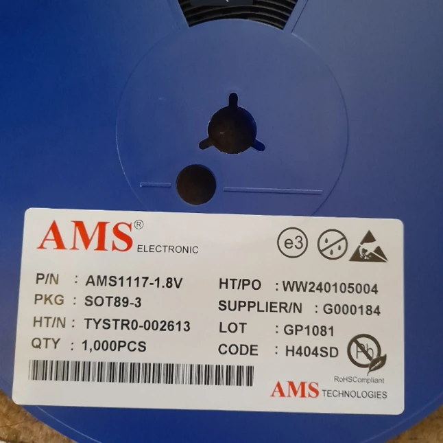AMS1117-1.8 лінійний стабілізатор 1.8V 800mA SOT89
