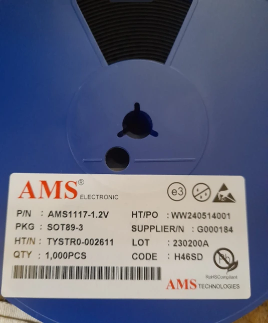 AMS1117-1.2 лінійний стабілізатор 1.2V 800mA SOT89