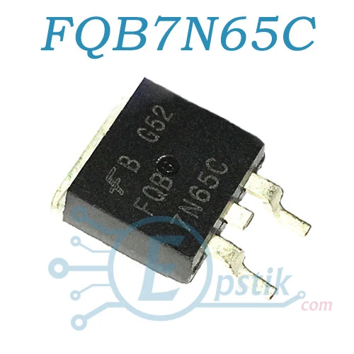FQB7N65C, MOSFET транзистор N chanel, 650В, 7А, TO263