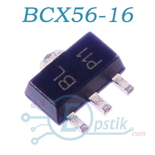 BCX56-16 транзистор біполярний NPN 80В 1А SOT89