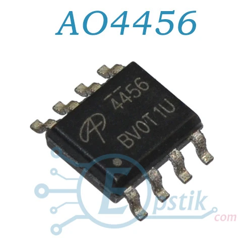AO4456, MOSFET транзистор N канал, 30В 20А, SOP8