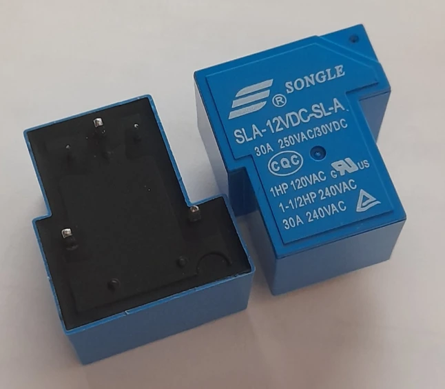 SLA-12VDC-SL-A реле 5 pins 30А 250В 12VDC