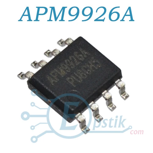 APM9926A, MOSFET транзистор Dua N канал, 20В 6А, SOP8