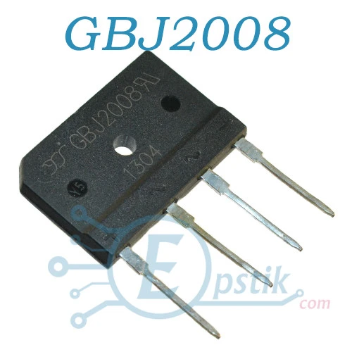 GBJ2008 діодний міст 20A 800V