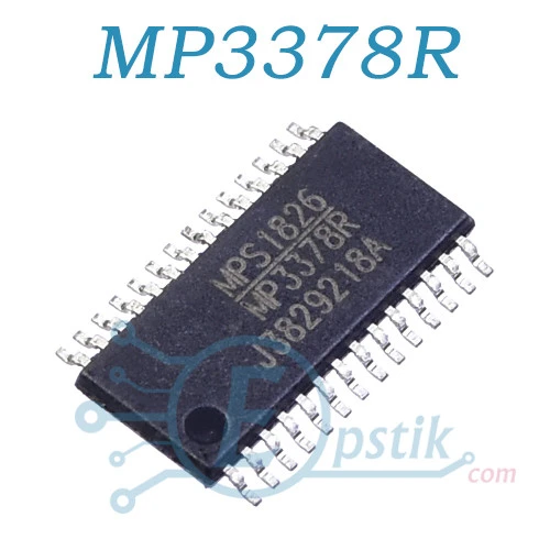 MP3378R, четырехканальный LED драйвер, TSSOP28