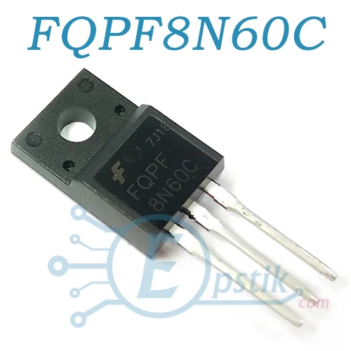 FQPF8N60C MOSFET транзистор N-channel TO220F Китай