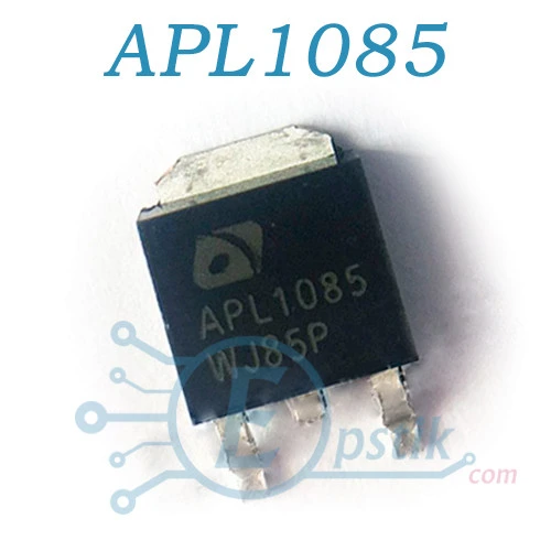 APL1085, регульований стабілізатор напруги, 1.25 до 5.75V, 3 А, TO252