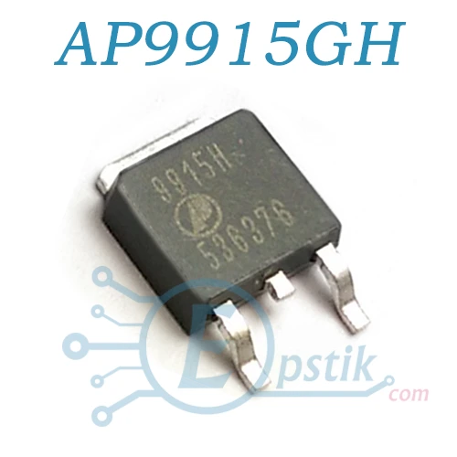 AP9915H, (9915H), MOSFET транзистор, N канал 20V 20A, TO252