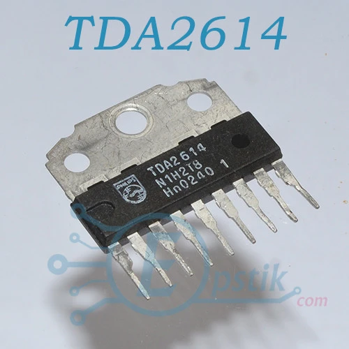 TDA2614, Аудио усилитель мостовой, 6Вт, 15...42В, HSIP-9