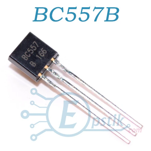 BC557B транзистор биполярный PNP 30В 0.1А TO92